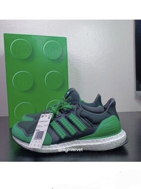 ADIDAS ULTRABOOST DNA X LEGO® COLORS SHOES Green sz Mens 8